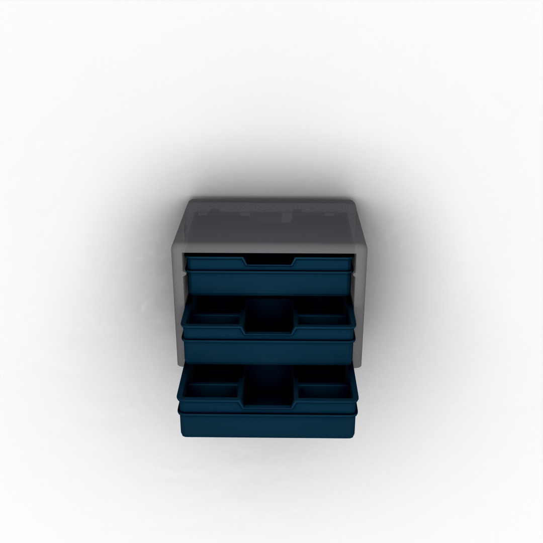 Flat Drawer with 6 Pockets