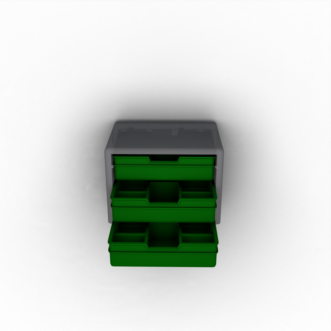Flat Drawer with 6 Pockets