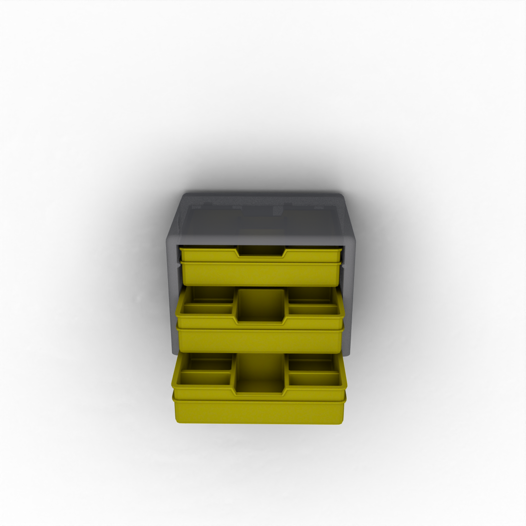 Flat Drawer with 6 Pockets